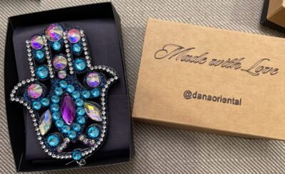 Multi Color Khamsa Earrings - Image 3