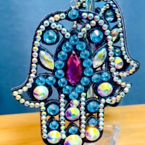 Multi Color Khamsa Earrings